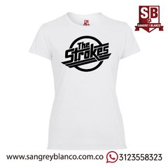 Camiseta The Strokes - Sangre y Blanco