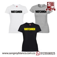 Camiseta Watchmen Letras