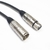 Cabo Microfone Balanceado XLR(Fêmea)/ XLR(macho) - cabo X30 (2x0,30mm2) e conectores Santo Angelo FNN/MNN