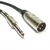 Cabo Balanceado P10(TRS)/ XLR(macho) - Cabo X30 (2x0,30mm2) e Conectores Santo Angelo Ninja TRS e L3MNN