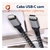 Cabo USB-C com Conector Lightning para IPhone/IPad/IPod (LIUC01) Suporta carga rápida 3A de 1,5m - Geonav - comprar online