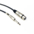 Cabo Desbalanceado P10(TS)/XLR(Fêmea) - Cabo X30 (2x0,30mm2) e Conectores Santo Angelo Ninja TS e L3FNN - Yashi