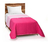 Cubrecama Linea Colors Reversible - Rosa/Fucsia