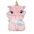Frazada Infantil Flannel C/ Capucha - Unicornio Rosa - comprar online