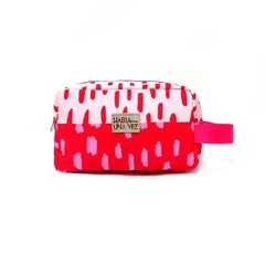 COSMETIQUERA CLOWN ROJA MANCHAS ROSA - comprar online