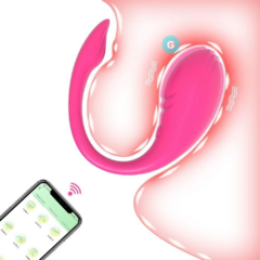 VIBRADOR CASAL À LONGA DISTÂNCIA APP COM ESTIMULADOR NA PONTA 10 VIBRAÇÕES - comprar online