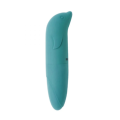 VIBRADOR PONTO G GOLFINHO AVELUDADO VERDE