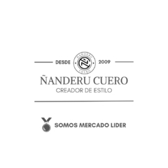 CARTERA CUERO NEGRO COMPLETO - ÑANDERU CUERO