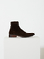 Borcego Boston Gamuza Chocolate