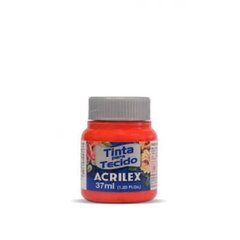 TINTA PARA TECIDO FOSCA VERMELHO FOGO 37ML | ACRILEX