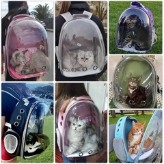 Imagem do Mochila transportadora para gatos