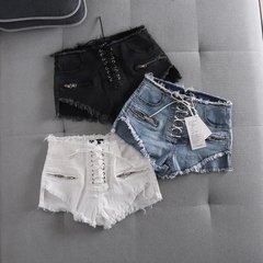Short Jeans cadarço hot ( encomenda ) - loja online