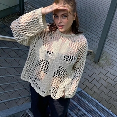 Camisa handmade crochê na internet