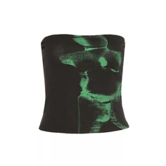 Cropped top green club