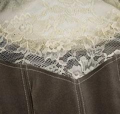Cropped corset grunge - comprar online