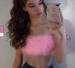 Top Furry Pink - comprar online