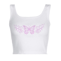 Cropped Butterfly Y2K - comprar online