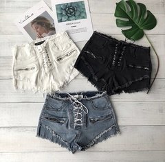 Short Jeans cadarço hot ( encomenda )