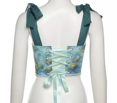 Cropped corset Renaissance na internet