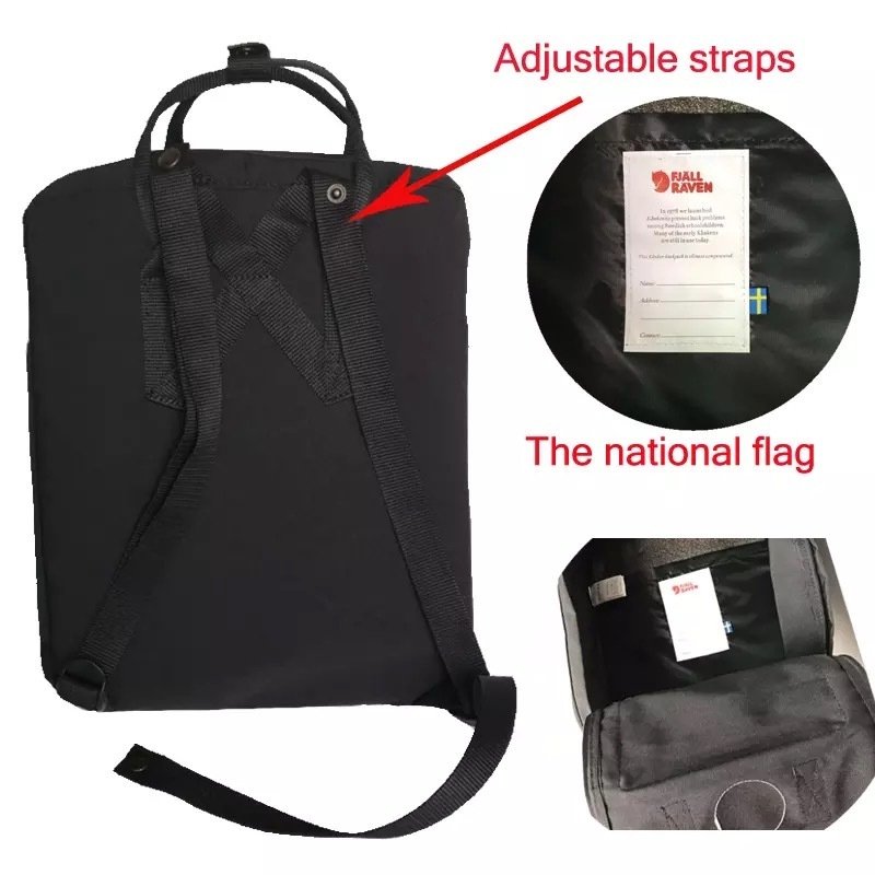 Fjallraven kanken best sale por dentro