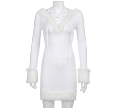 Vestido Winter girl na internet