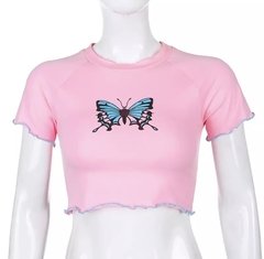 Cropped Butterfly - Baby Black Shop