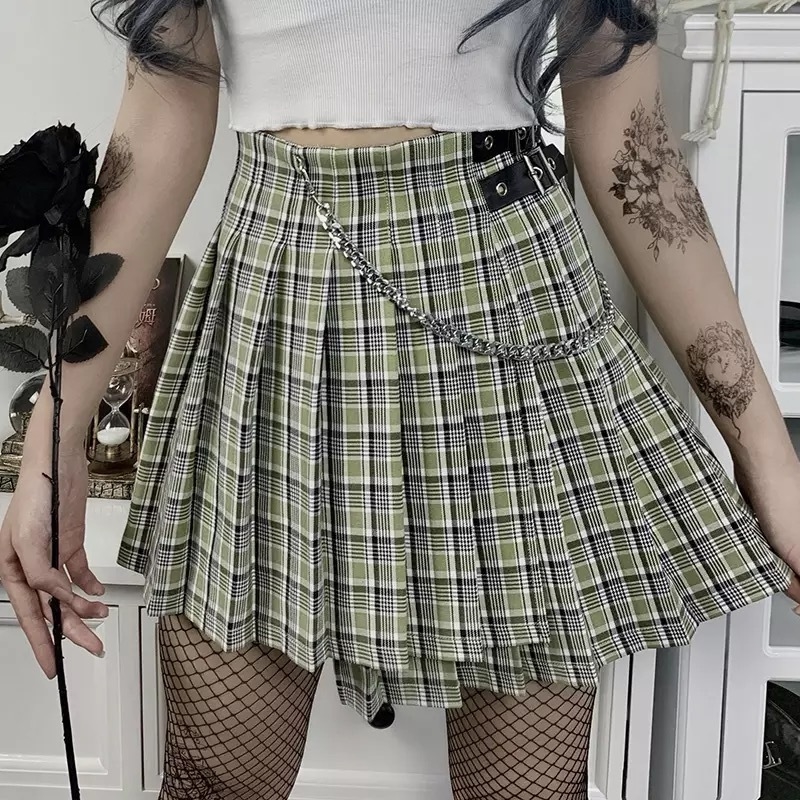 Saia xadrez colegial Punk (encomenda)