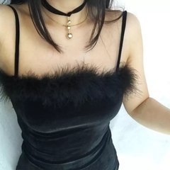 Vestido Veludo Furry - comprar online