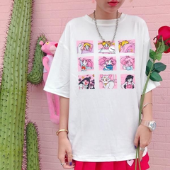 Camiseta Harajuku Sailor moon ( encomenda ) - Baby Black Shop