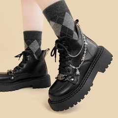 Bota Amy Plataforma - Baby Black Shop