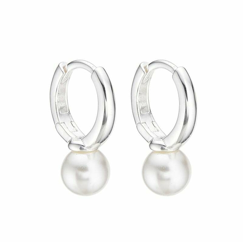 Argollas Perla-Plata (Par)
