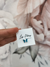 Aro Mariposa Premium Azul-Plata(unidad)