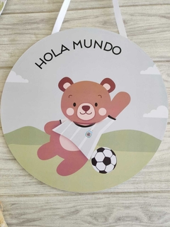 Cartel de bienvenida EDICIONAL ESPECIAL MUNDIAL : oso