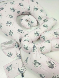 Set mamá&bebé : Panda rosa