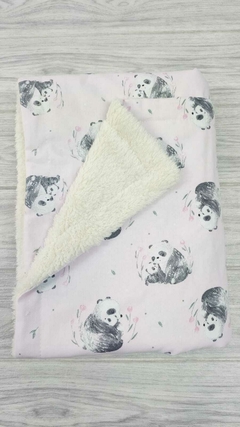 Manta de invierno Panda rosa - comprar online