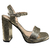 Sandalia Vegan Oro 843 GINA - comprar online