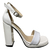 Sandalia Vegan Charol Blanco 843JULIA