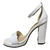 Sandalia Vegan Charol Blanco 843JULIA - comprar online