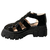 Sandalia Franciscana Vegan Charolada Negro 4110MURA - comprar online