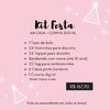 Kit festa em casa + convite digital - comprar online