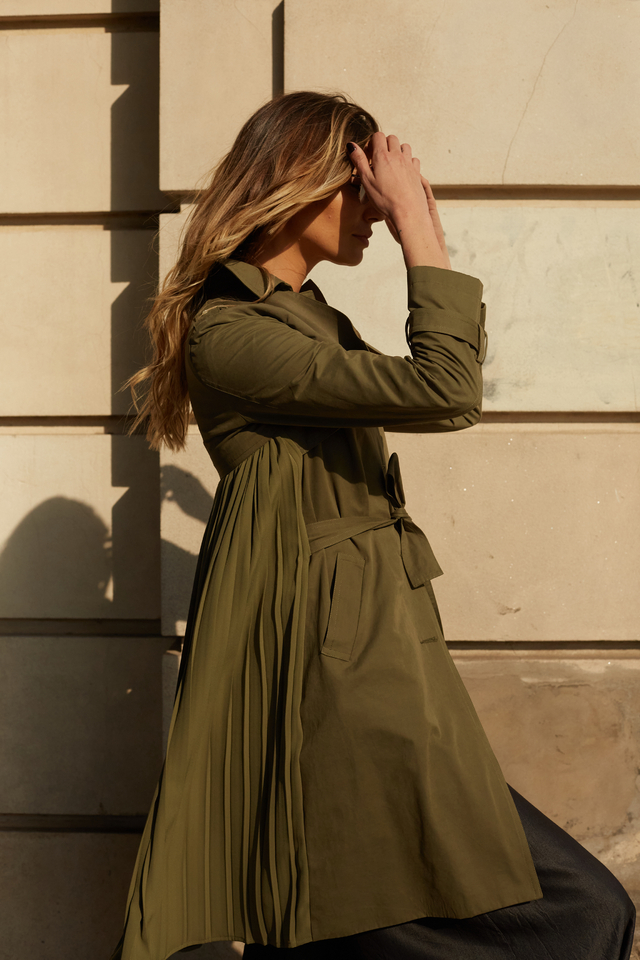 TRENCH LIBERTAD MILITAR TALLE 1
