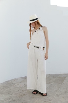 PANTALON GAIA OFF WHITE