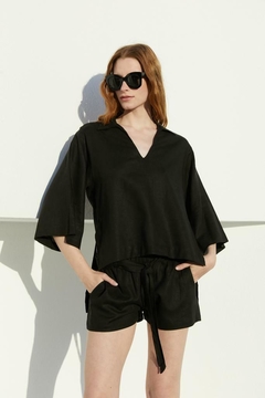 BLUSON MYKONOS NEGRO - comprar online