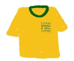 camiseta amarelinha - atelier lp