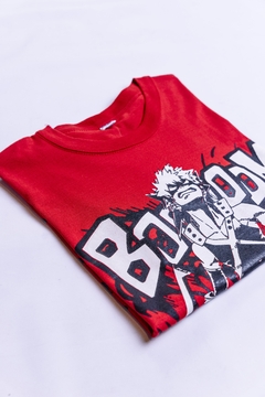 REMERA ROJA ANIME BOOM - tienda online