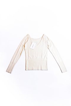 SWEATER CRUDO LANA MERINO INES DE LA FRESSANGE - comprar online