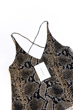 MUSCULOSA ANIMAL PRINT ZARA - comprar online