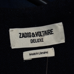 SACO AZUL BORDADO DORADO ZADIG & VOLTAIRE