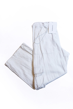 PANTALON BLANCO CAROG LINO AMPI VERA - The Vintage Hole