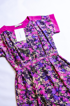 VESTIDO FUCSIA Y VIOLETA VITAMINA - comprar online